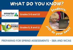  Smarter Balanced and Science assessments begin April 14